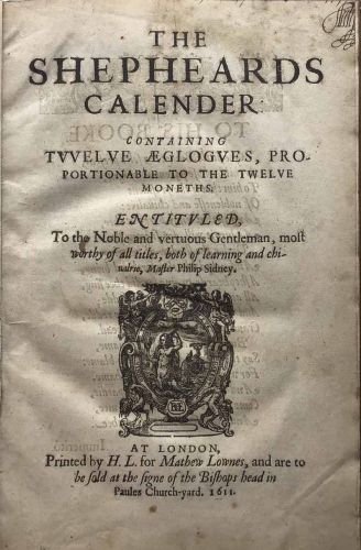   The Shepheard’s Calender First Folio 
