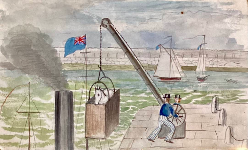    Irish interest: Leonard’s Book of Drawings, Ballylin 1849.