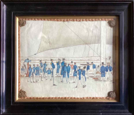 Naïve Sailor Art. On deck.