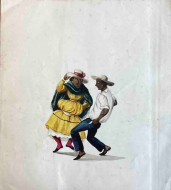 Three  Peruvian“ costumbrista” watercolours attributed to Pancho Fierro