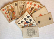  Full deck of Hall and Son playing cards circa 1820